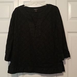 Style & Co eyelet top